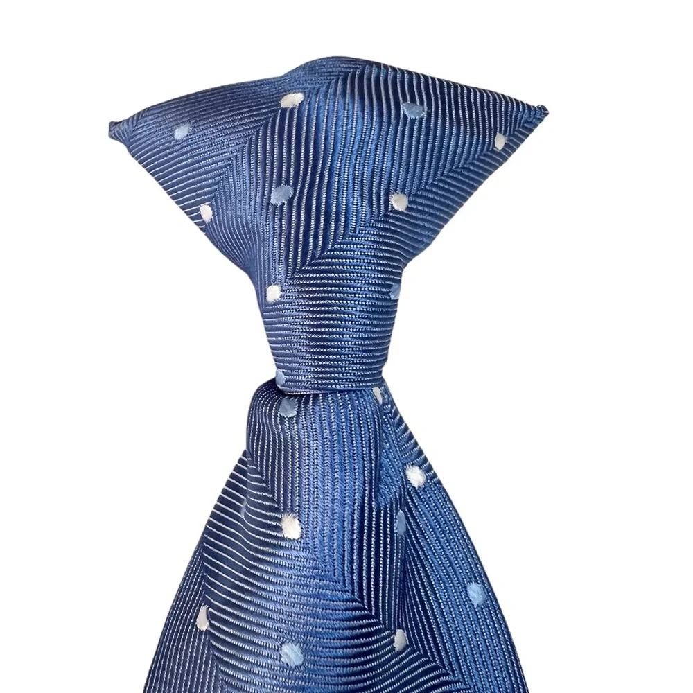 Blue Kids Clip On Tie GEORGE BRAND Polyester